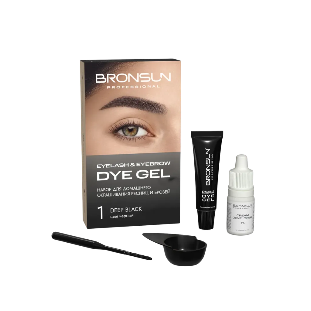 Bronsun Eyelash and Eyebrow Dyeing and Eyebrow Home Dye Kit - Image 6