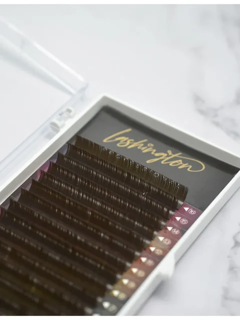 Dark Brown Dark Brunette Mink Collection Eyelash Extension